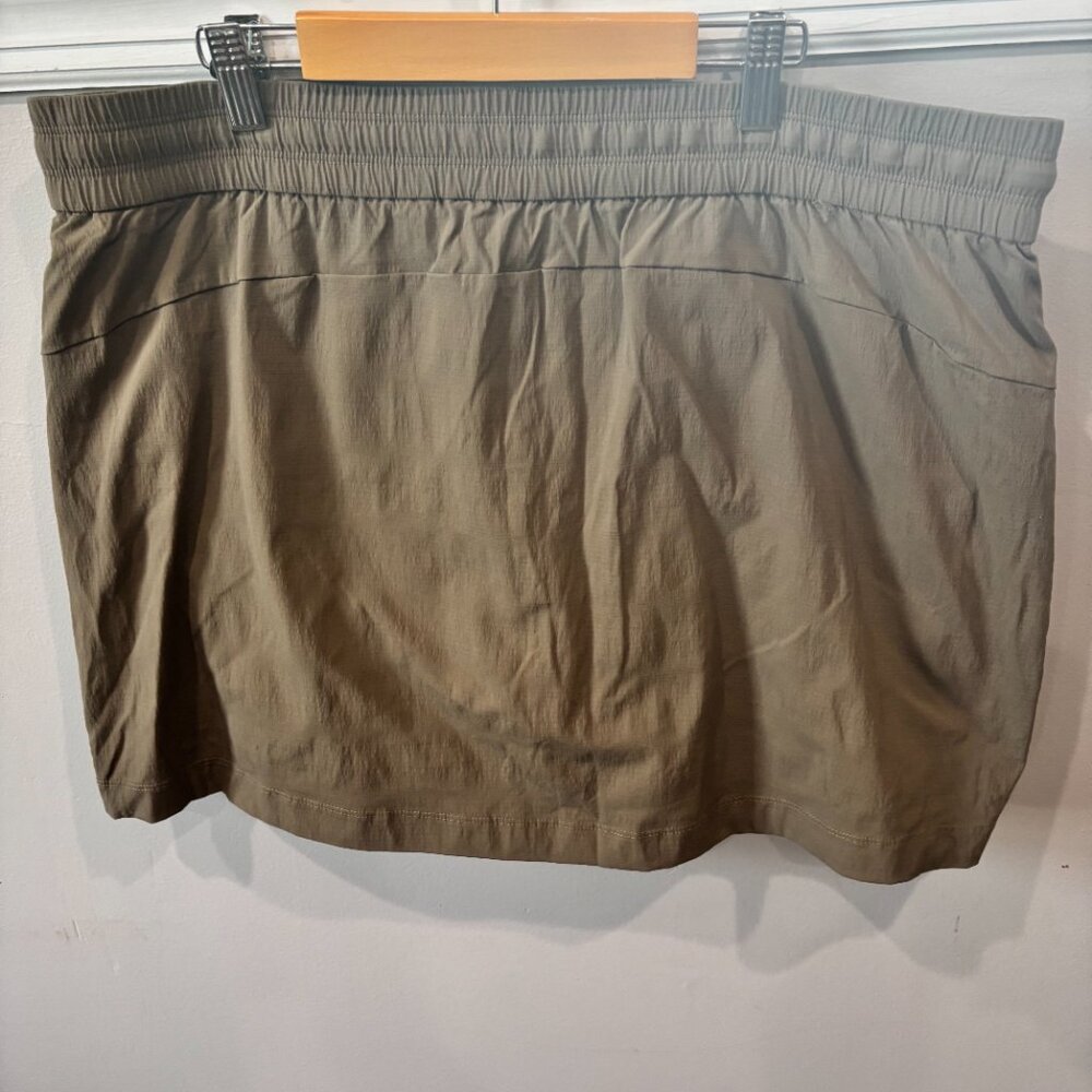 Athleta Women Trekkie North Mid Rise 15" Skort SZ: XL Clay color - Picture 8 of 13